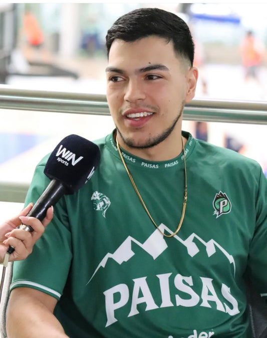 CAMISETA PRESENTACION VERDE PAISAS BASKETBALL